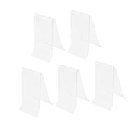 VILLFUL 5piezas Zapatero De Acrílico Transparente Estante De Exhibición para Zapatos Planos para Tiendas Minoristas Soporte para Exhibición De Zapatos Estante para Almacenamiento De