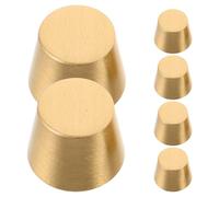 VILLFUL 6 Piezas De Patas De Latón para Tabla De Cortar Patas Antideslizantes De Latón para Manualidades para Bandeja para Tabla De Cortar