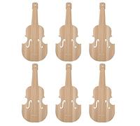 VILLFUL 6 piezas Marcapáginas de para DIY Diseño de Violín Pack de Material de Manualidades Etiquetas Decorativas para Fiestas y Ceremonias