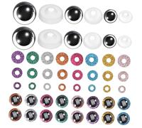 VILLFUL 60 Juegos Plastic Small Eyes For Stuffed Animals Crochet Dolls DIY Toy Accessories