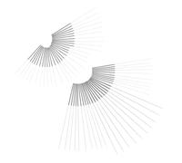 VILLFUL 60 Piezas aguja de boquilla de acero agujas de acero Silver