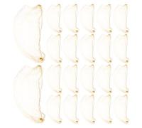VILLFUL 60 piezas Redes para Moños Doradas Malla Elástica Invisible para Ballet Danza Uso Profesional y Casual para Mujeres Niñas