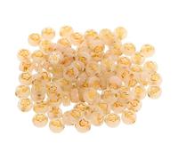VILLFUL 600 Piezas Luminous Acrylic Spacer Beads Glow In The Dark Moon Star Heart Flower Shapes For DIY Jewelry Making Crafts