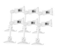 VILLFUL 6piezas Clips De Succión para Alimentación De Accesorios para Sujetadores Ajustables para De Fáciles De Instalar y Retirar Succión Estable