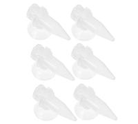 VILLFUL 6piezas Comedero Automático para Camarones Salmueras Reutilizable Ventosa para Peceras Acuario Doméstico