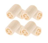 VILLFUL 8 Piezas Esponjas Naturales de Lufa para Ducha y Cocina Exfoliante Corporal Versátil con Efecto Masaje Relajante y Secado Rápido Diseño Ergonómico para Limpieza y Cuidado
