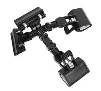 VILLFUL Abrazadera de Dibujo Ajustable de Doble Cabeza de Plástico y Hierro, Clip Flexible para Organización en Trabajos de Pintura y Bocetos