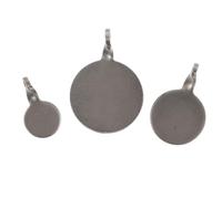 VILLFUL Acero Inoxidable Objetivos de Tiro 2/3/4cm, Colgantes, 3 | Diseño Gancho y Orificio Superior, Superficie Lisa y Bordes Redondeados, para Tiro en Interior