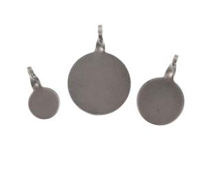 VILLFUL Acero Inoxidable Objetivos de Tiro 2/3/4cm, Colgantes, 3 | Diseño Gancho y Orificio Superior, Superficie Lisa y Bordes Redondeados, para Tiro en Interior