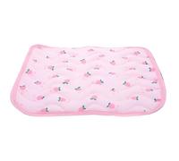 VILLFUL Alfombrilla Refrescante Portátil para Gatos y Perros, Verano | Absorción Rápida del Calor, Tela Antideslizante y Algodón, Uso Interior o Viaje, Estampado de Frutas
