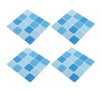 VILLFUL Alfombrilla Térmica Natural de Cristal para Mascotas Pequeñas, 4 Piezas, Colchón Refrescante Seguro para Dormir y Descansar en Verano