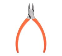 VILLFUL Alicate Profesional para Cutículas con Mango de Silicona Naranja Acero Inoxidable Resistente para Manicura y Pedicura Herramienta Precisa para Uñas Encarnadas y Cuidado de Durezas