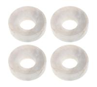 VILLFUL Almohadilla de Jade Resistente al Calor 4 Unidades, Base Antideslizante para Moxibustión, Cojín Aislante Térmico para Terapia de Acupuntura en Hogar y Spa