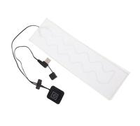 VILLFUL Almohadilla Térmica Eléctrica para Braga de Cuello, Recargable USB, Fibra de Carbono, 5v/2A, 35-55℃
