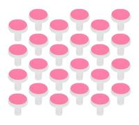 VILLFUL Almohadillas para Cortauñas Eléctrico para Bebés Cabezales de Limado de Uñas 24 Piezas Color Rojo para 1-6 Meses Repuestos Aplicables para Lima de Uñas Eléctrica Infantil