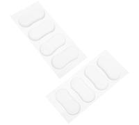 VILLFUL Almohadillas Protectoras Transparentes Adhesivas para Asiento de Inodoro, 8 Piezas de Pu Antirruido, Amortiguadores Aplicables para Tapa y Accesorios de Bidé, Ideales para