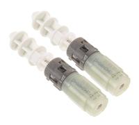 VILLFUL Amortiguador Pack de 2 Piezas para Tapa de Asiento de Inodoro de Plástico Cierre Suave y Reducción de Golpes Duraderas y Funcionales para Baño