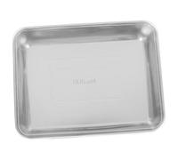 VILLFUL Bandeja de Horno Inoxidable con Tapa Bandeja Antiadherente para Cocción y Grill para Pasteles y Postres Capacidad Grande para Uso Familiar y Comercial