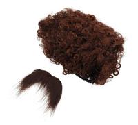 VILLFUL Barba Pirata Peluca y Bigote Postiza Accesorios Disfraz Cosplay Fiesta