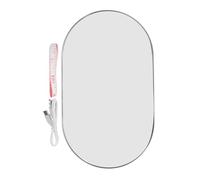 VILLFUL Báscula Electrónica Digital Portátil para Mujeres, Báscula de Peso Corporal Pantalla de Vidrio Templado, Tamaño Mini 26x15 Cm, Recargable, Adecuado para Control de Salud y Uso