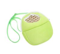 VILLFUL Bolsa de Transporte para Hámster y Mascotas Pequeñas Transpirable y para y Multifuncional con Correa de Hombro Verde Pequeño