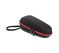 VILLFUL Bolsa Rígida de Transporte para Cortapelos Estuche Resistente con Doble Cremallera Roja Diseño Acolchado Protector para Viaje y Almacenamiento Seguro