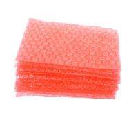 VILLFUL Bolsas de Burbujas Antiestáticas Rojas para Envío, Tamaño 10x15 Cm, Acolchadas y Engrosadas, Paquete de 100 Unidades, Bolsa Protectora para Embalaje y Envío de Artículos Frágiles