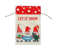 VILLFUL Bolsas de Regalo Navideñas con Cordón Diseño de Elementos de Navidad para Envolver Dulces y Pequeños Detalles Fiestas Paquete Múltiple para Decorar y Organizar Regalos