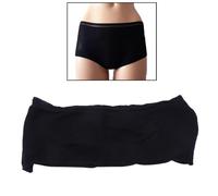 VILLFUL Braguitas Desechables de Algodón Puro Negras 10 Unidades Malla Transpirable para Maternidad Posparto y Cuidado Femenino Cómodas y Ligeras para Viajes y Uso Diario