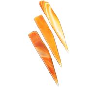 VILLFUL Bruñidor de Ágata Natural para Joyas Herramienta de Pulido Manual 3 Piezas Multiusos Compatible Arcilla Metálica para Joyería y Manualidades