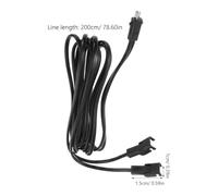 VILLFUL Cable Divisor de Alimentación para Sillón Reclinable Adaptador Controlador Eléctrico de 2 Pines Cable Alargador de 2 Metros para Sofá Masaje Pieza de Repuesto Resistente y