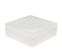 VILLFUL Caja de Almacenamiento de microtubos, Tubo de centrífuga, congelador Transparente, Caja de Tubos, Caja de criortubos, Rack, Caja de Almacenamiento para Tubos criogénicos, PP Transparente