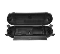 VILLFUL Caja de Conexiones Eléctricas Negra Soporte Cubierta Protectora para Enchufes y Cables Exteriores Resistente Intemperie para Conexión Segura y Prolongación de Cable