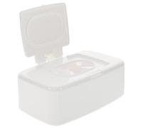 VILLFUL Caja Dispensadora de Húmedas con Tapa para Hogar Contenedor Reutilizable y Portátil para Sala de Accesorio Práctico y Decorativo Color Blanco