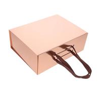 VILLFUL Caja Plegable Multifuncional Para Caja De Propuesta Vacía Rosa Dorado Para Bodas y Para Ropa y Zapatos De Almacenamiento