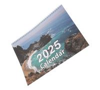 VILLFUL Calendario de Pared Meses con Diseño de Paisajes y Aves Planificador Semanal y Mensual Colgante para y Oficina Calendario de Compacto y Funcional