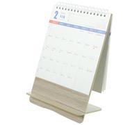 VILLFUL Calendario de Sobremesa Diseño de Dibujos Animados Calendario de Escritorio Portátil y Resistente para Oficina y Hogar Decoración Encantadora y Funcional para Mesa de Despacho