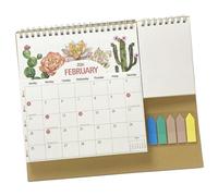 VILLFUL Calendario de Sobremesa Multifuncional Base Estable Organizador para Escritorio y Planificación Diaria Hogar y Oficina