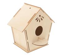 VILLFUL Casa de Pájaros de Madera DIY para Kit de Manualidades para Pintar y Decorar Juguete de Graffiti para Actividades Creativas Jardín y Fiestas