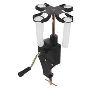 VILLFUL Centrífuga Manual de Manivela para Tubos Centrífuga, Compacta y Ligera, Soporte para Experimentos de Química y Mecánica, Dispositivo Portátil para Enseñanza Escolar y Laboratorio