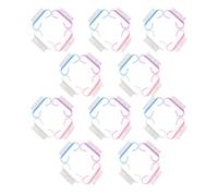 VILLFUL Cepillo para Uñas de Mano Antideslizante 40 Piezas Colores Rosa Azul y Morado Transparente Herramienta para Limpiar Uñas en Hogar Salón y Viaje Cepillo para Fregar y Limpieza