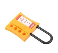 VILLFUL Cerrojo de Bloqueo Industrial de Nailon Aislante 4 Orificios para Candado de Seguridad Dieléctrico, Gestión de Bloqueo Grupal para Mantenimiento de Paneles Eléctricos y Máquinas