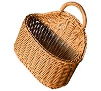 VILLFUL Cesta de Almacenamiento Colgante Grande Tejida con Asa para Cocina y Sala Cesto Decorativo para Frutas Verduras y Organización Pared para Hogar y Cafetería