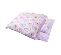 VILLFUL Cojín Acolchado para Mascotas Saco de Dormir de Cartón para Gatos Cueva Acogedora y Color Rosa Helado para Descanso Casa y