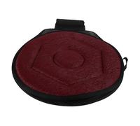VILLFUL Cojín Giratorio para Asiento de Coche Grande, Acolchado de Espuma, Color Burdeos Diamante, Portátil para Embarazadas y Personas Mayores, Uso Coche y Oficina, Soporte Ergonómico Rotativo 360°