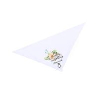 VILLFUL Collar para Perros con Babero Decorativo de San Valentín Accesorio de Boda para Mascotas Collar Adorable para Fiestas para Mantener Limpio y