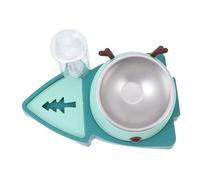 VILLFUL Comedero Automático para Perros y Gatos Diseño Anti-atragantamiento Fácil De Limpiar Material para Alimentación y Agua