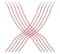 VILLFUL Conectores de Cables de Empalme 2,8 Mm con Funda Aislante y Cable de 25 Cm, Terminales de Pala Enchufables Cabezal, Kit de 10 Piezas para Cableado Industrial