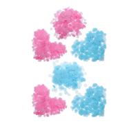 VILLFUL Confeti Revelación de Ñiño Redondo Rosa y Azul de Papel, Ligero y Compatible Globos, 6 Paquetes para Decoración en Exteriores y Sesiones de Fotos