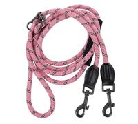 VILLFUL Correa Manos Libres para Perros De Doble Ajustable para Caminar y Correr Correa Cruzada Resistente con Hebillas Dobles para Paseos La Ciudad